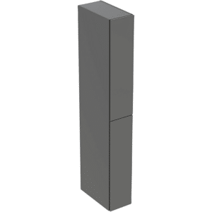 GEBERIT højskab med to udtræksskuffer: 240x1800x480mm, Korpus & forside: lava /mat
