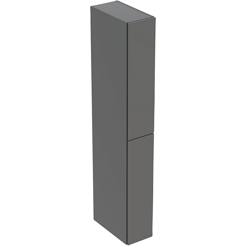 GEBERIT højskab med to udtræksskuffer: 240x1800x480mm, Korpus & forside: lava /mat