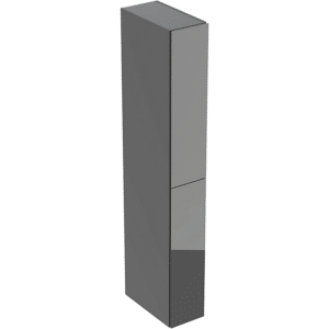 GEBERIT højskab med to udtræksskuffer: 240x1800x480mm, Korpus: lava / lakeret mat,