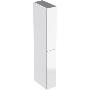 GEBERIT højskab med to udtræksskuffer: 240x1800x480mm, Korpus: hvid / højglans