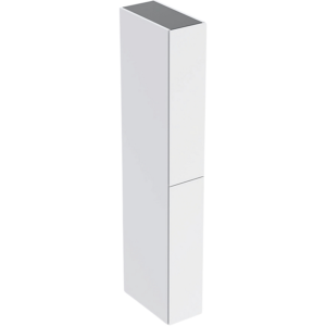 GEBERIT højskab med to udtræksskuffer: 240x1800x480mm, Korpus & forside: hvid /mat