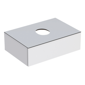 GEBERIT Variform vaskeskab 750x510x235mm med 1 skuffe, hvid