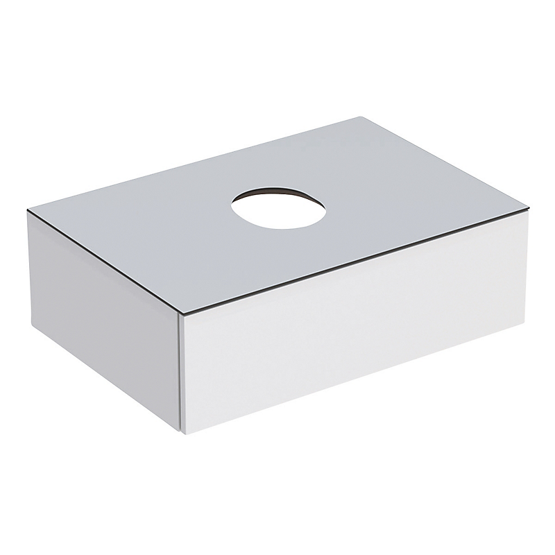 GEBERIT Variform vaskeskab 750x510x235mm med 1 skuffe, hvid