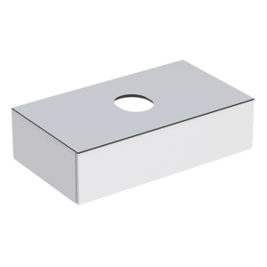 GEBERIT Variform vaskeskab 900x510x240mm med 1 skuffe, hvid