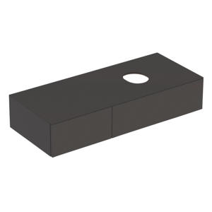 GEBERIT Variform vaskeskab 1200x510x235mm med 2 skuffer, Lava