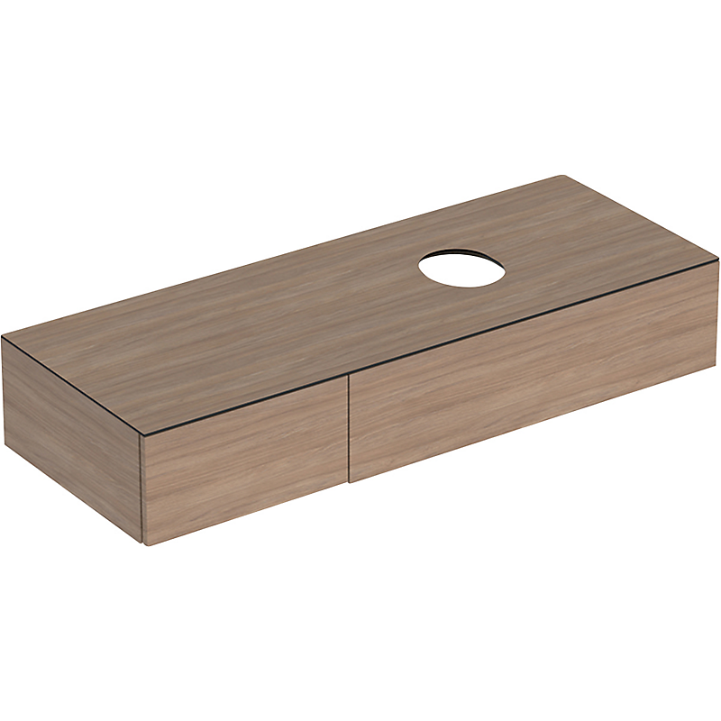 GEBERIT Variform vaskeskab 1350x510x235mm 2skuffer eg melamin