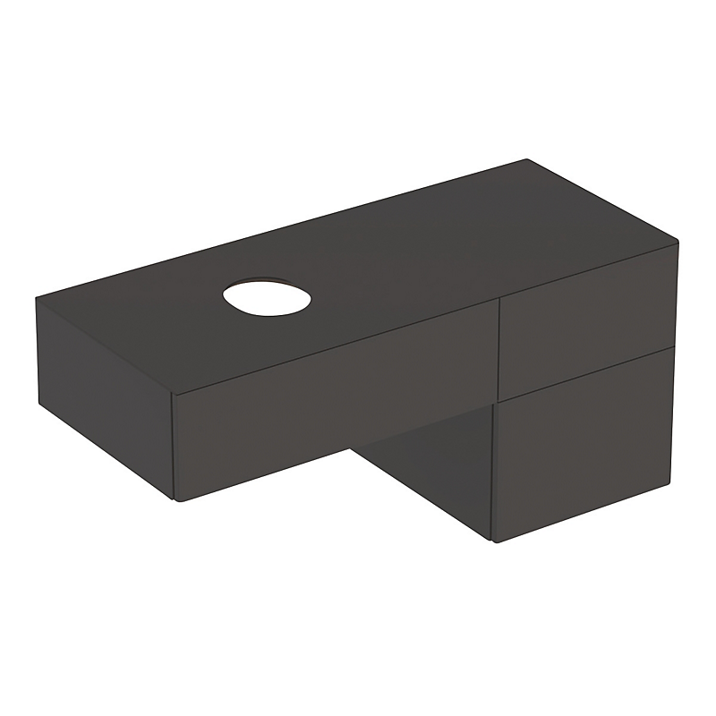 GEBERIT Variform vaskeskab 1200x510x550mm med 3 skuffer, Lava