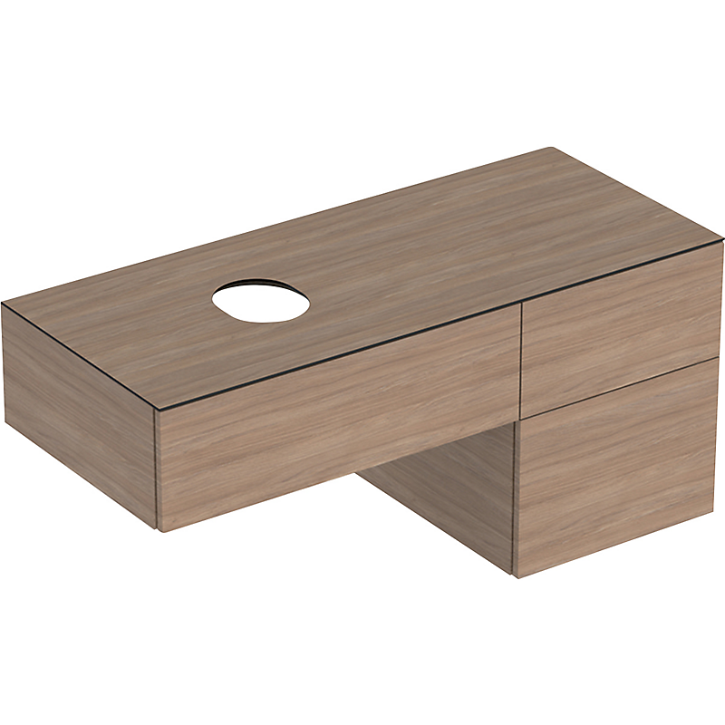 GEBERIT Variform vaskeskab 1200x510x550mm 3skuffer eg melamin