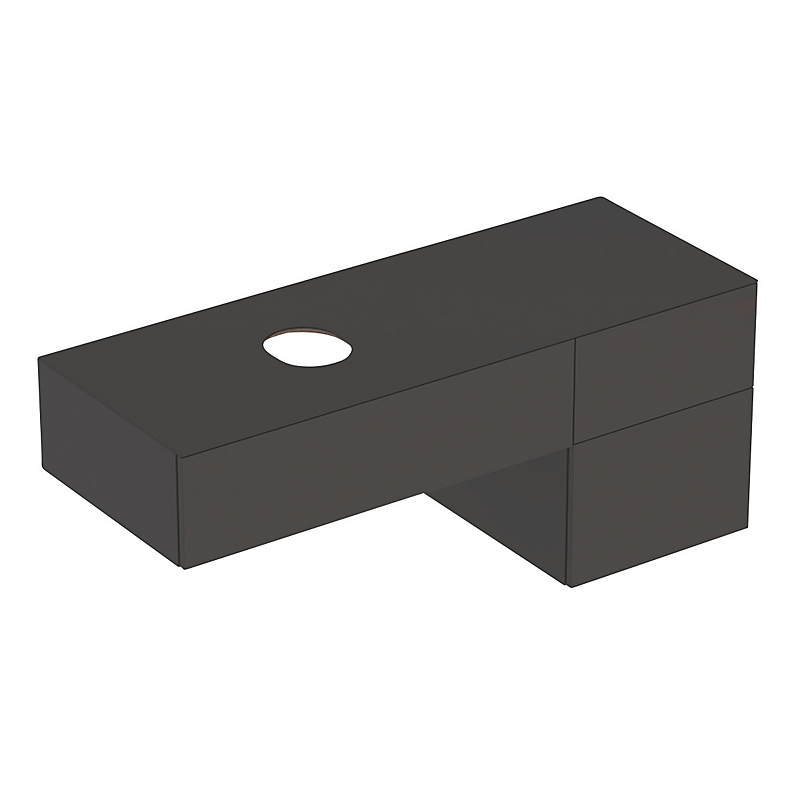 GEBERIT Variform vaskeskab 1350x510x550mm med 3 skuffer, Lava