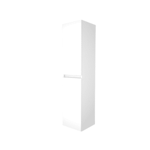 Sanibell Basicline højskab 150x35x35cm, grebsfri. Hvid højglans