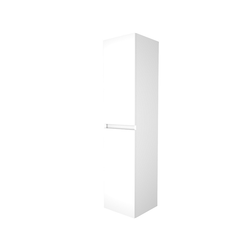 Sanibell Basicline højskab 150x35x35cm, grebsfri. Hvid højglans