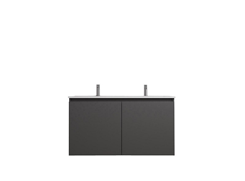 Sanibell Online møbelsæt usamlet 121x46 mat antracit 2 låger