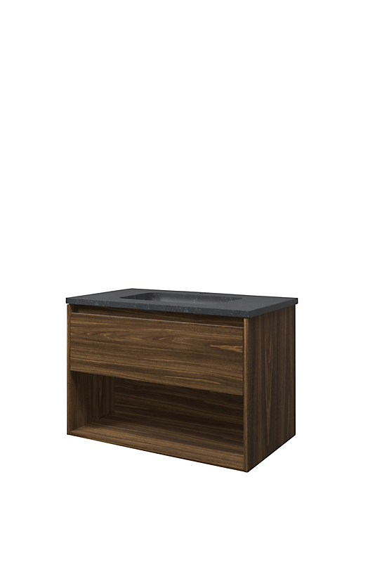 Sanibell Proline møbelsæt med håndvask. 80x46cm cabana eg