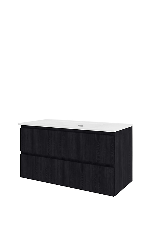 Sanibell Proline møbelsæt 101x46cm kul eg, 2 softclose skuffer