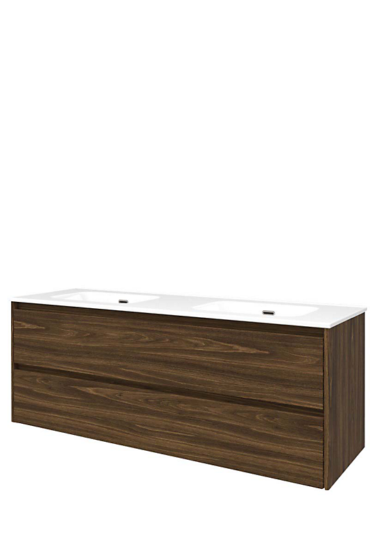 Sanibell Proline møbelsæt 141x46cm cabana eg, 2 softclose skuffer