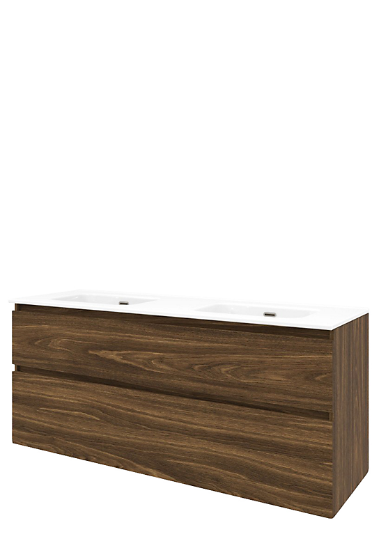 Sanibell Proline møbelsæt 141x46cm cabana eg, 2 softclose skuffer