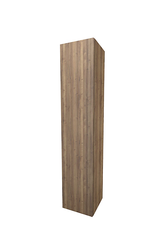 Sanibell Proline højskab 169x35x35cm terra eg med lodrette lameller