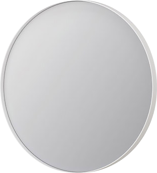 Sanibell Proline spejl Ø60 på mathvid aluramme