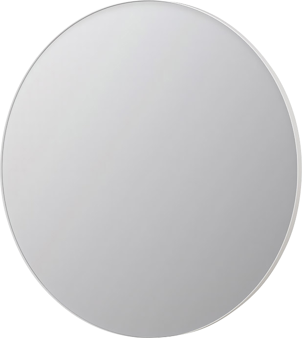 Sanibell Proline spejl Ø120 på mathvid aluramme