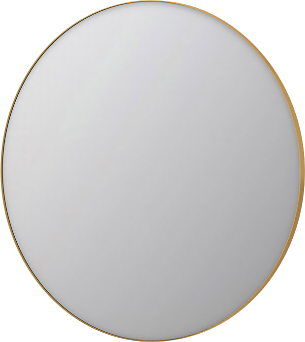Sanibell Proline spejl Ø120 på mat guld aluramme