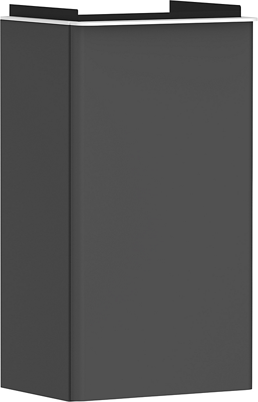 hansgrohe Xelu Q Vaskeskab 340x245mm til lille håndvask, dørhængsel til højre. Mat diamantgrå