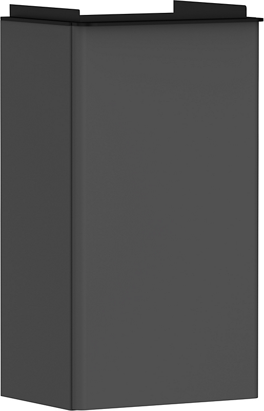 hansgrohe Xelu Q Vaskeskab mat diamantgrå 340x245 mm til lille håndvask, dørhængsel til højre