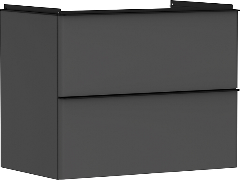 hansgrohe Xelu Q Vaskeskab mat diamantgrå 780x475 mm med 2 skuffer til håndvask