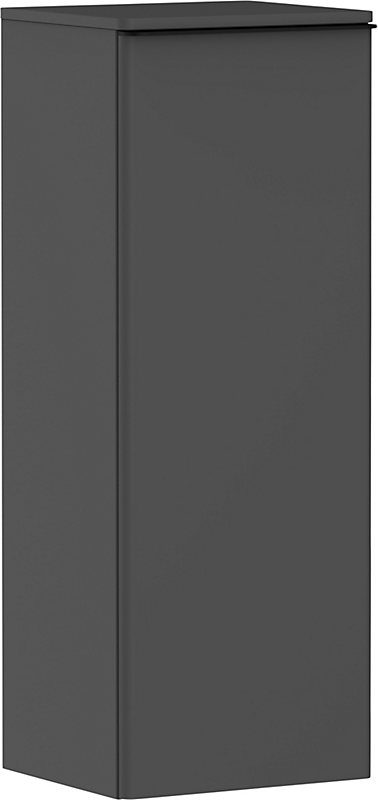 hansgrohe Xelu Q Mellemhøjt skab 400x350mm, dørhængsel til venstre. Mat diamantgrå.