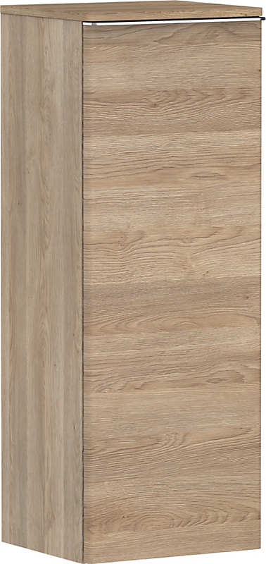 hansgrohe Xelu Q Mellemhøjt skab 400x350mm, dørhængsel til venstre. Naturlig eg