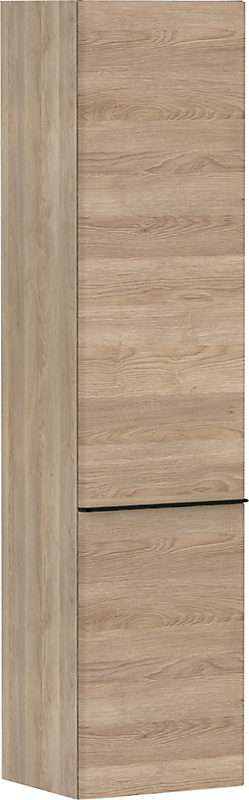 hansgrohe Xelu Q Højskab 400x350mm dørhængsel til højre. Naturlig eg