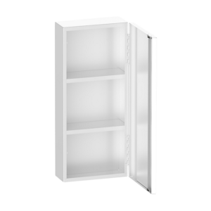 Kriss Skandi overskab 70hx30bx14d cm, hvidt stål, højrevendt