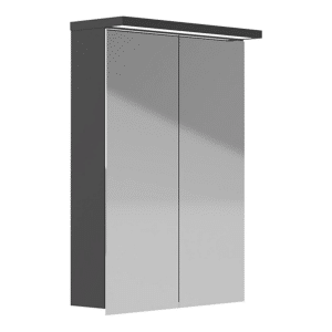 Kriss Skandi led spejlskab design spejlskab, 50 cm antracit