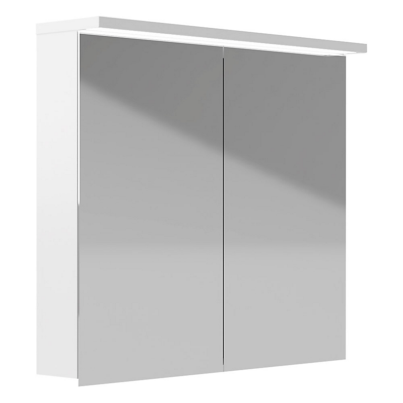 Kriss Skandi led spejlskab design spejlskab, 80 cm hvid