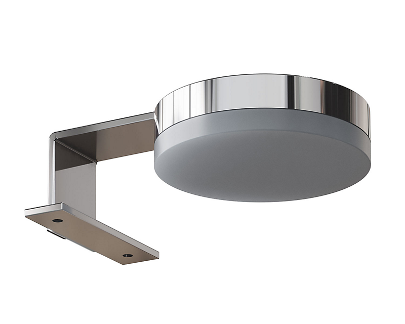 Dansani Jupiter lampe LED Ø80 cm. Til spejle og spejlskabe med lysstyring. Krom