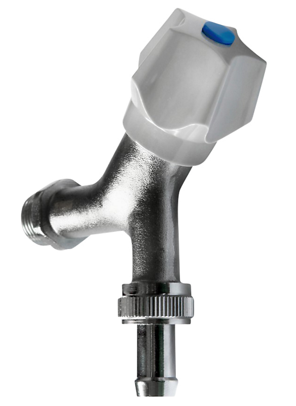 Alterna Primeo 12 aftapsventil med kontraventil, krom