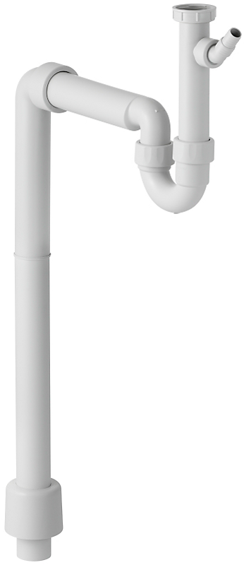 GEBERIT køkkenvandlås universal 50 mm 1.12 med slangestuds