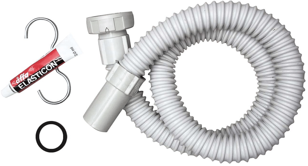 Neoperl prioflex afløbsslange 1. 14. 32 mm x 1000 mm, hvid