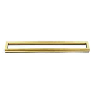 Unidrain HighLine ramme 900 mm, H 10 mm. Rustfrit stål/Messing