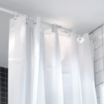 Van Der P Badeforhæng Unicolor Miljø B180 x H200 cm, hvid1