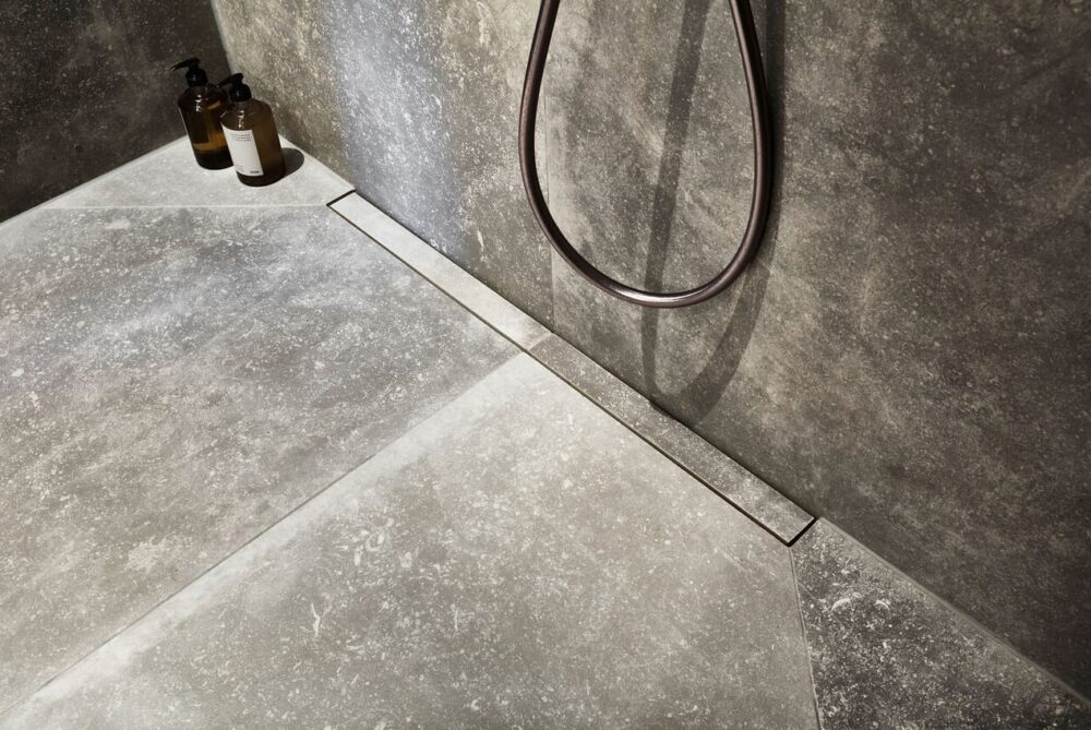 Unidrain highline custom, komplet 800 mm. Rustfrit stål