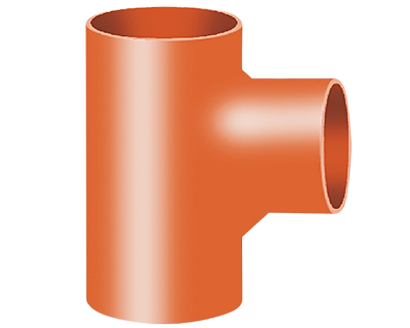 Düker SML Grenrør 88,5°. DN200, rød