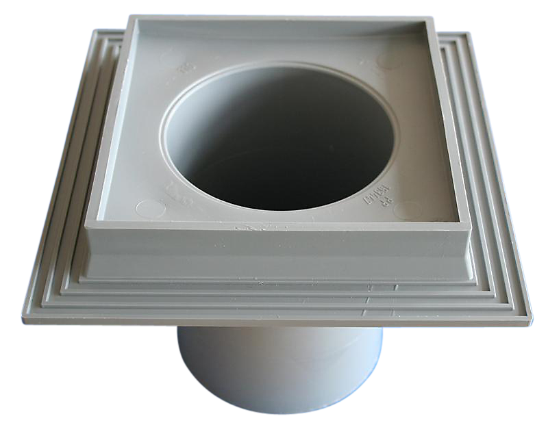 Maxi-Flex afløbsskål, 110mm. ekskl. rist