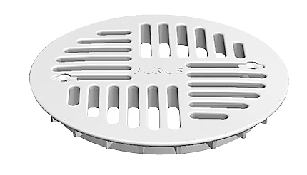 Purus Art Deco designrist Ø130mm uden hul. Hvid PP