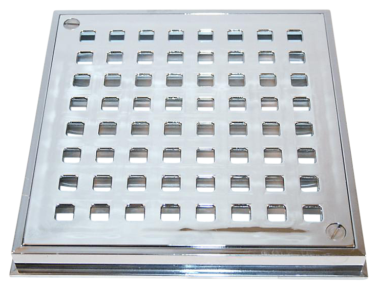 Purus rist/ramme, 168/152 mm, forkromet