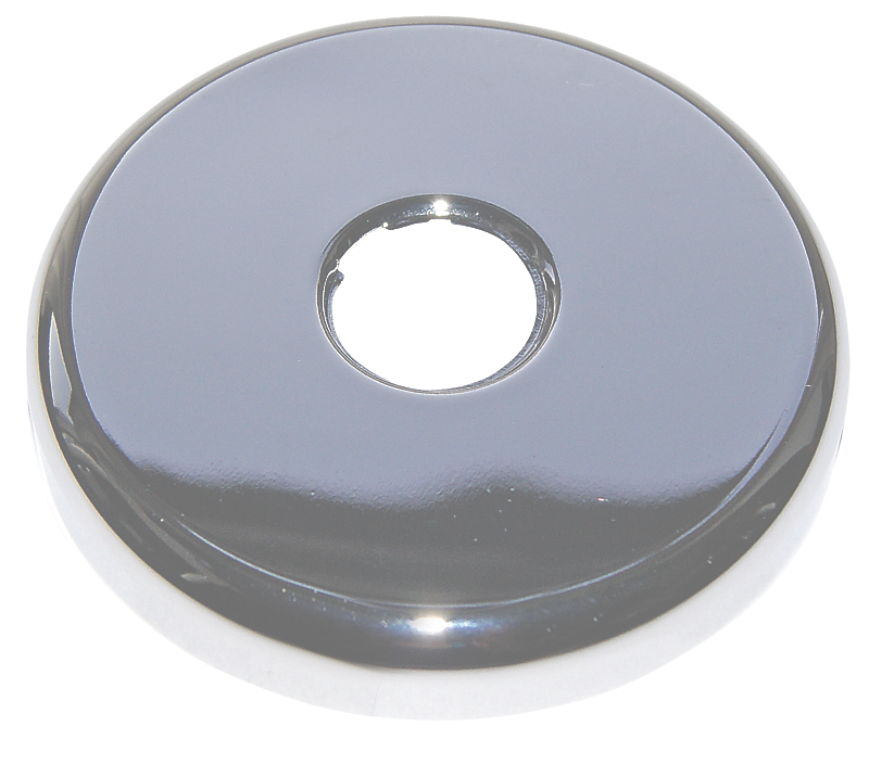 Vægroset 1/2'' Ø80mm højde 15mm. krom