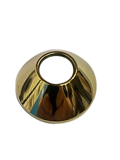 vægroset 3/4''x80x15mm. Poleret messing