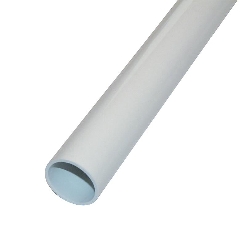 Purus afløbsrør 32x1000mm til vask, hvid