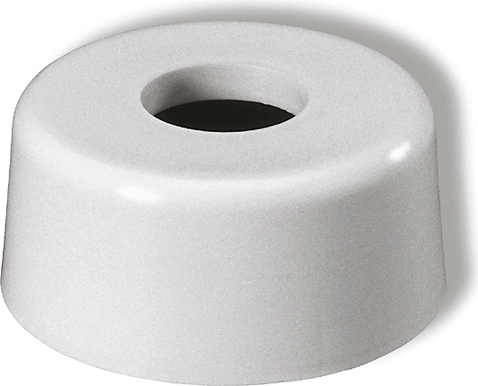 Primeo roset 40 mm, lav, hvid plast