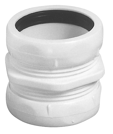 Purus PP samlekobling til bad-/vaskafløb 40/50 mm. Hvid