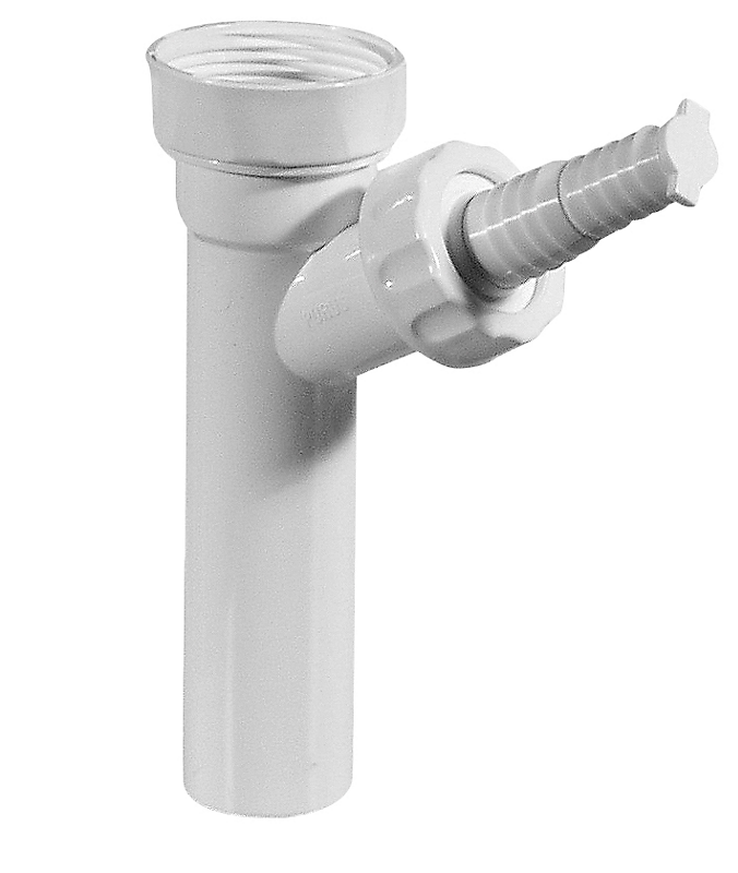 Purus Vaskemaskinetilslutning 32x1 1/4 med slangestuds PP HVID